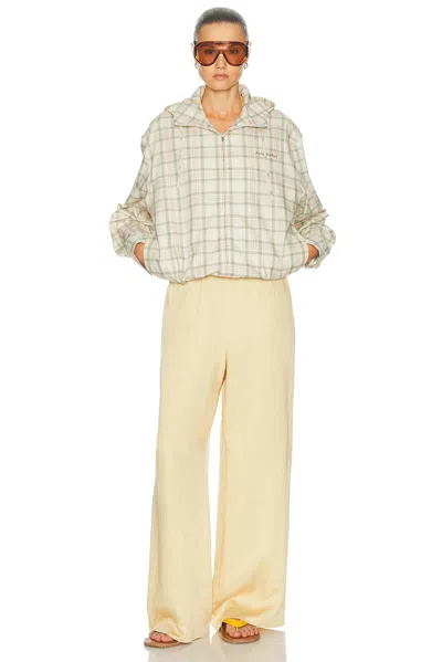 Acne Studios Ofass Summery Check Jacket In Multi