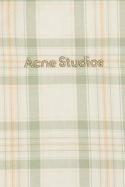 Acne Studios Ofass Summery Check Jacket In Multi