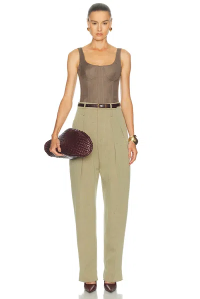Monse Corset Top In Brown
