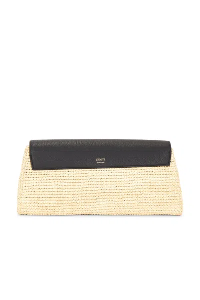 Khaite Audrey Raffia Clutch In Multi