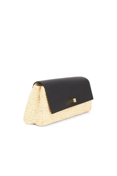 Khaite Audrey Raffia Clutch In Multi