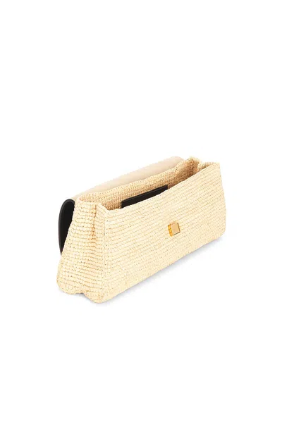 Khaite Audrey Raffia Clutch In Multi