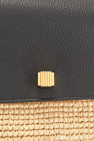 Khaite Audrey Raffia Clutch In Multi