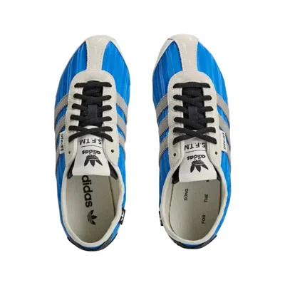 Adidas Originals Blue Song For The Mute Edition Tokyo Sneakers In Animal Print