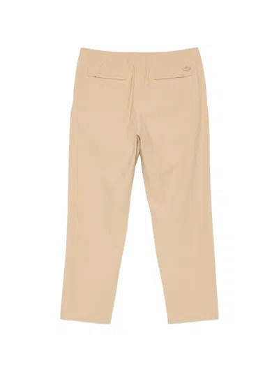Lacoste Elasticated Trousers In Neutral