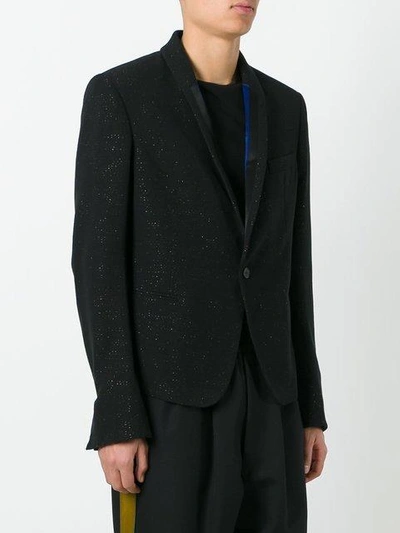 Shop Haider Ackermann Glitter Effect Boxy Blazer In 099