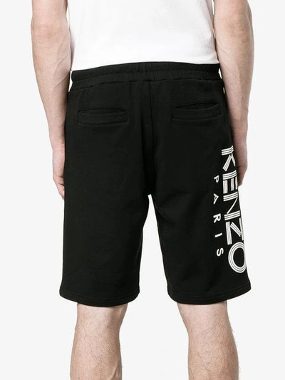 Shop Kenzo Logo Printed Shorts In 99