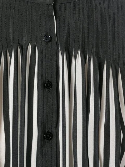 Shop Marco De Vincenzo Striped Flared Dress