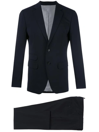 Dsquared2 London Two-piece Suit In Blue