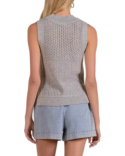 Elan Wool-blend Top In Gray