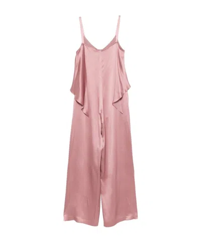 Antonelli Spaghetti Strap Bodysuit In Pink