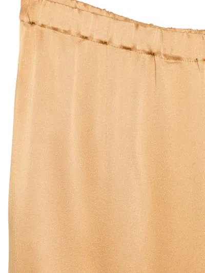 Antonelli Tiete Elasticated Trousers In Brown