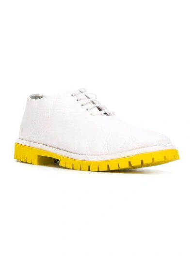 Shop Marsèll Contrast Sole Oxfords - White