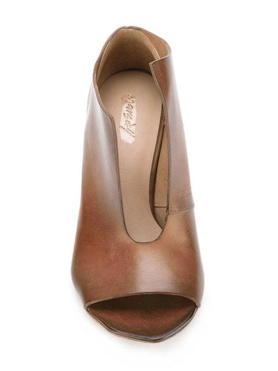 Shop Marsèll Cut Out Sandals - Brown