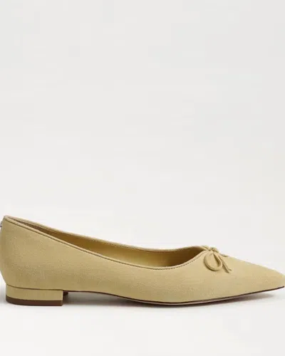 Sam Edelman Esmira Pointed Toe Flat In Brown