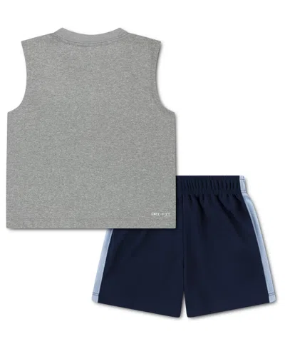 Nike Toddler Boys 2-pc. Short Set In Gray