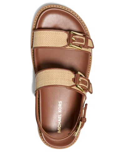 Michael Kors Nia Woven Sandal In Multi