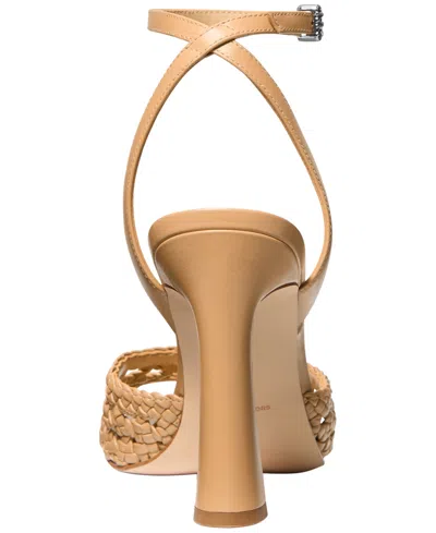 Michael Kors Heeled Sandal Woman Color Beige In Multi