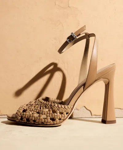 Michael Kors Heeled Sandal Woman Color Beige In Multi