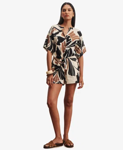 Sanctuary Petite Good Time Pull-on Shorts In Multi
