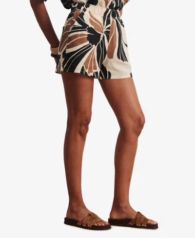Sanctuary Petite Good Time Pull-on Shorts In Multi