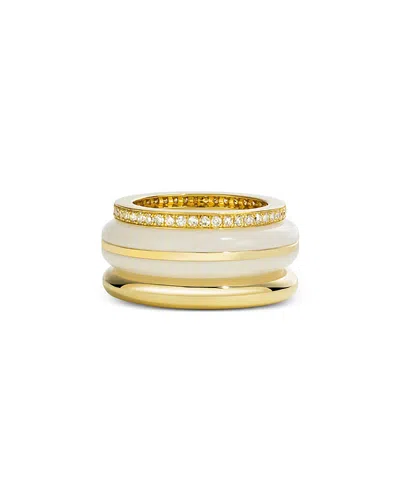 By Pariah Set Of 3 Stack Rings In Gold