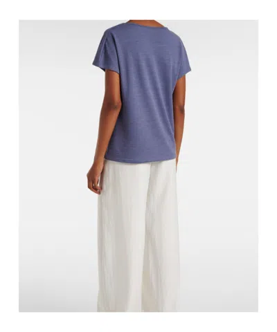 Vince Draped T-shirt In Blue