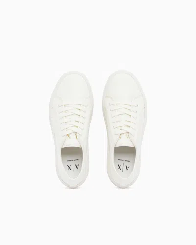 Armani Exchange Sneakers In White