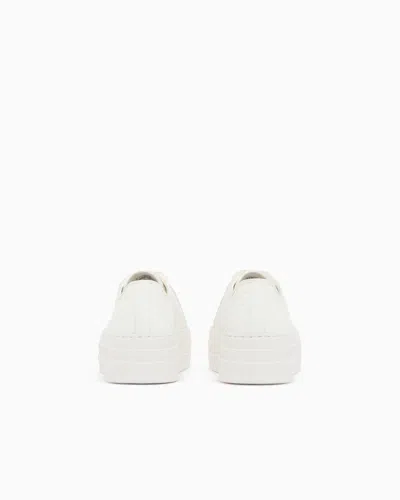 Armani Exchange Sneakers In White
