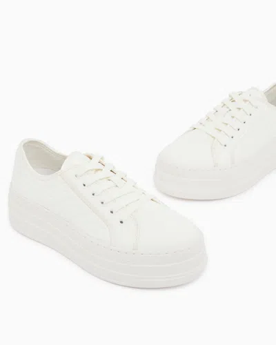 Armani Exchange Sneakers In White