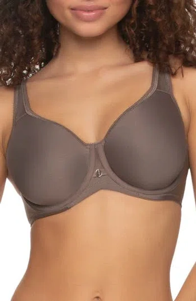 Felina Celestial Full Coverage Underwire Bra In Brown