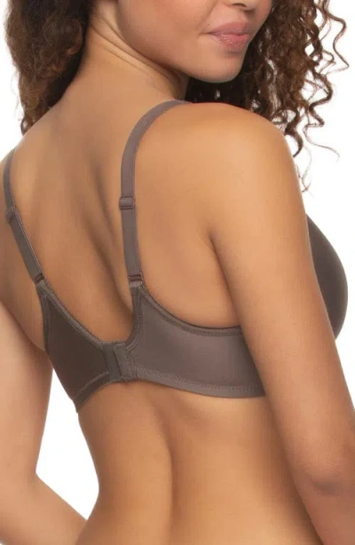 Felina Celestial Full Coverage Underwire Bra In Brown