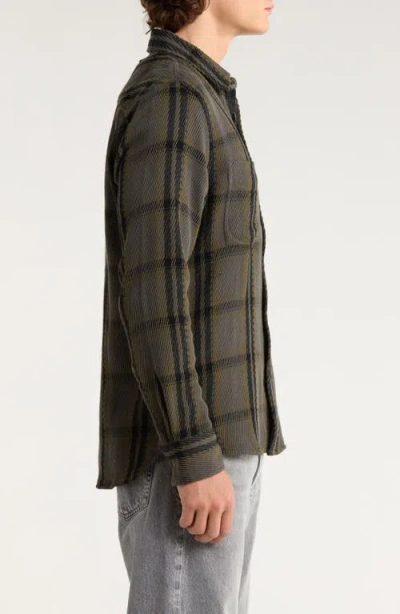 Rag & Bone Herringbone Plaid Oversized Fit Button Down Shirt