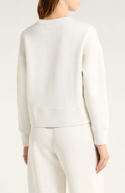 Spanx Airessentials Luxe Crew Sweatshirt In Sand