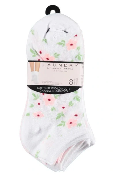 Laundry By Shelli Segal 8-pack Assorted Low Cut Socks In Multi