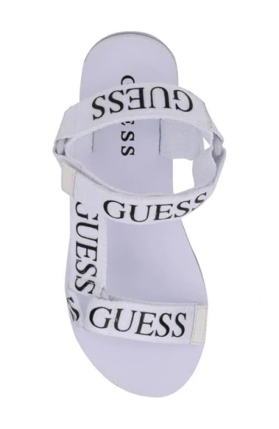 Guess Avin Platform Sandal In Multi