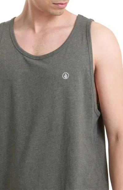 Volcom Solid Tank In Green