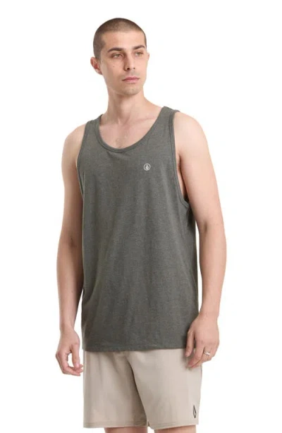 Volcom Solid Tank In Green