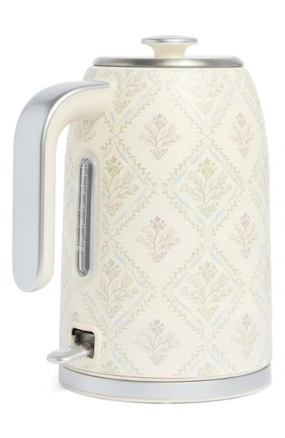 Dwell Studio Floral Kettle In White