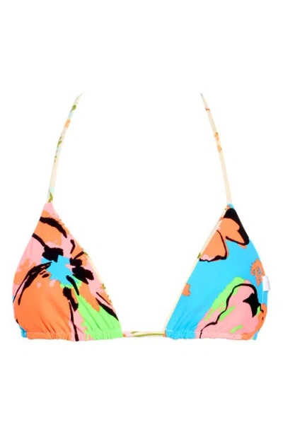 Maaji Balmy Reversible Bikini Top In Multi