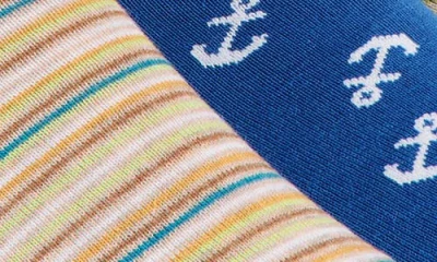 Lorenzo Uomo Assorted 3-pack Crew Socks In Multi