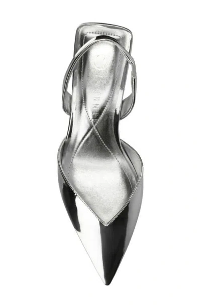 Journee Collection Fallon Slingback Pump In Silver