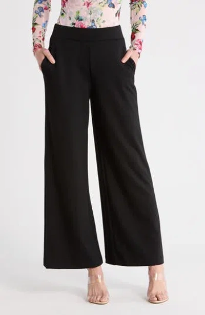 L'agence Darcelle High-rise Pull-on Wide Leg Pant In Black