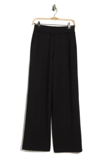 L'agence Darcelle High-rise Pull-on Wide Leg Pant In Black