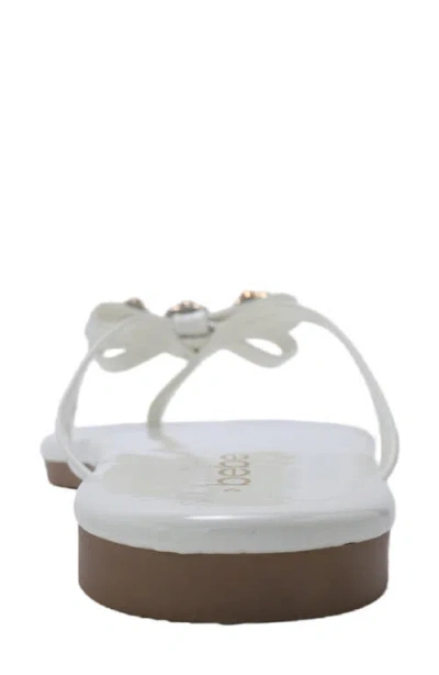 Bebe Sandal In White