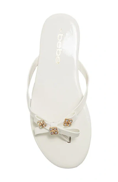 Bebe Sandal In White