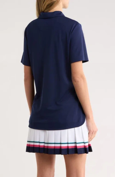Callaway Solid Hue Polo In Blue