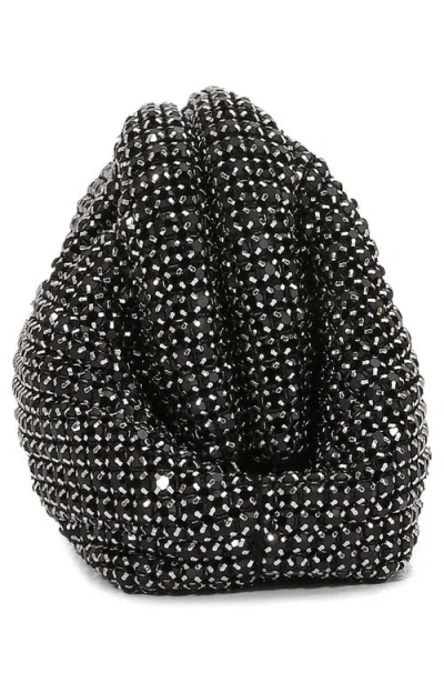 Berness Crystal Clutch In Black