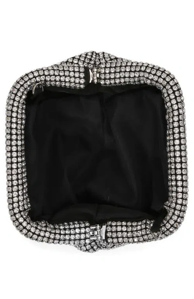 Berness Crystal Clutch In Silver
