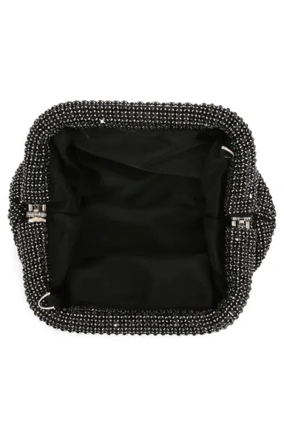 Berness Crystal Clutch In Black